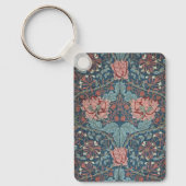 Honeysuckle van William Morris,  bloemen Art Sleutelhanger (Voorkant)