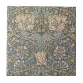 Honeysuckle van William Morris,  bloemen Art Tegeltje (Voorkant)
