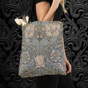 Honeysuckle van William Morris,  bloemen Art Tote Bag