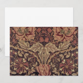 Honeysuckle van William Morris, Garden Flowers Art (Voorkant / Achterkant)