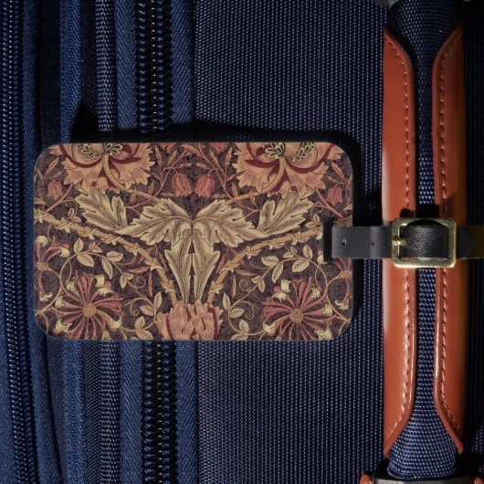 Honeysuckle van William Morris, Garden Flowers Art Bagagelabel (Voorkant Insitu 4)