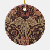 Honeysuckle van William Morris, Garden Flowers Art Keramisch Ornament (Voorkant)