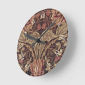 Honeysuckle van William Morris, Garden Flowers Art Ronde Klok (Hoek)