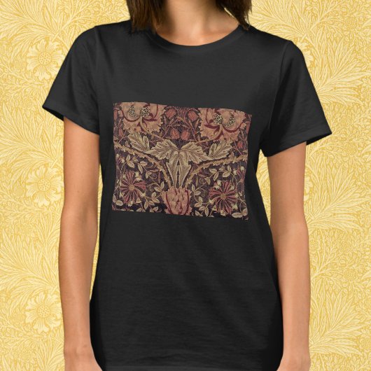 Honeysuckle van William Morris, Garden Flowers Art T-shirt