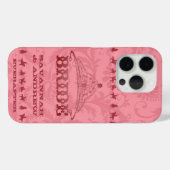 Honeysuckle Westerne Vintage Bruiloften Case-Mate iPhone Case (Achterkant (horizontaal))