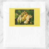 Honeysuckle Wild Roos Spring Rechthoekige Sticker (Tas)