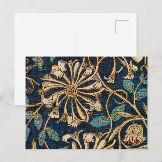 Honeysuckle, William Morris Briefkaart (Voorkant / Achterkant)