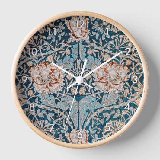 Honeysuckle, William Morris Clock (Voorkant)