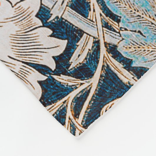 Honeysuckle, William Morris Fleece Deken (Hoek)