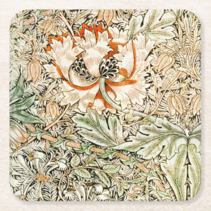 Honeysuckle, William Morris Kartonnen Onderzetters