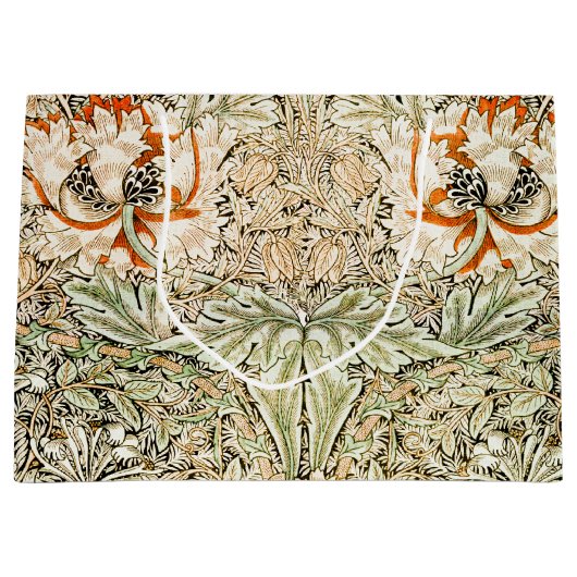 Honeysuckle, William Morris Large Gift Bag Groot Cadeauzakje (Voorkant)