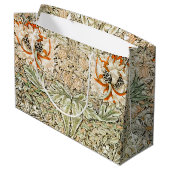 Honeysuckle, William Morris Large Gift Bag Groot Cadeauzakje (Achterkant Gekanteld)
