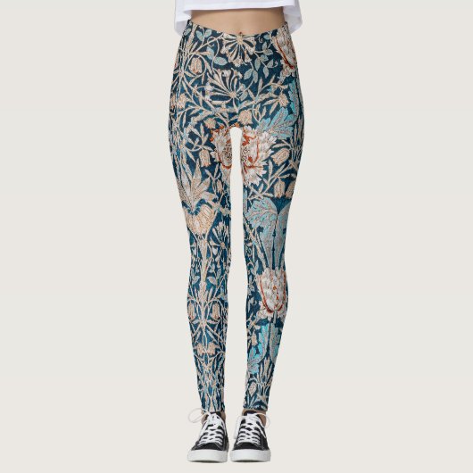Honeysuckle, William Morris Leggings (Voorkant)