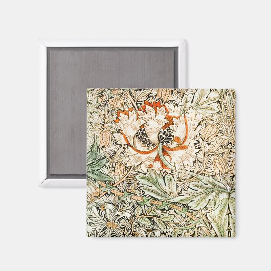 Honeysuckle, William Morris Magneet (Voorkant / Achterkant)