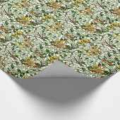 Honeysuckle William Morris-patroon Verpakking papi Cadeaupapier (Hoek)