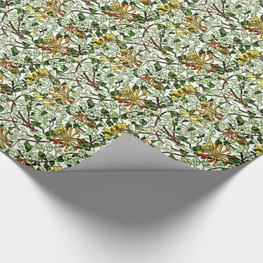 Honeysuckle William Morris-patroon Verpakking papi Cadeaupapier (Hoek)