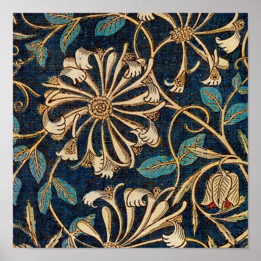 Honeysuckle, William Morris Poster (Voorkant)