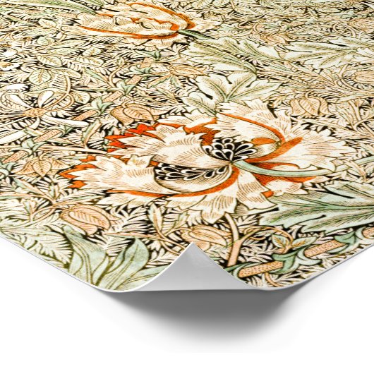 Honeysuckle, William Morris Poster (Hoek)