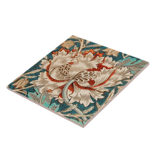 Honeysuckle, William Morris Tegeltje (Zijkant)