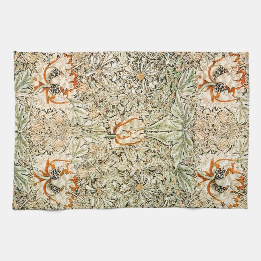 Honeysuckle, William Morris Theedoek (Horizontaal)