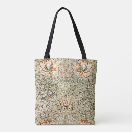 Honeysuckle, William Morris Tote Bag (Achterkant)
