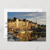 Honfleur, bij Normandie in Frankrijk Briefkaart (Voorkant / Achterkant)