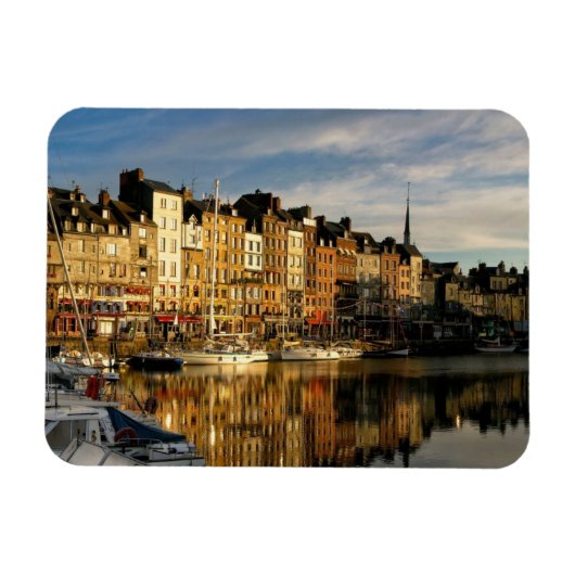 Honfleur, bij Normandië in Frankrijk Magneet (Horizontaal)