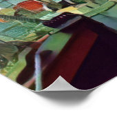 HONFLEUR - docken - uitzicht Poster (Hoek)