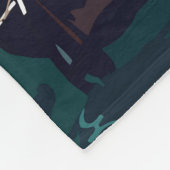 Honfleur France Travel Art Vintage Fleece Deken (Hoek)