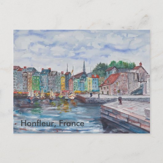 Honfleur, Frankrijk Briefkaart (Voorkant)