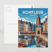 Honfleur Frankrijk Briefkaart (Voorkant / Achterkant)