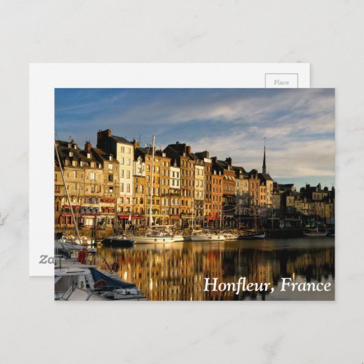 Honfleur, Frankrijk Briefkaart (Voorkant / Achterkant)