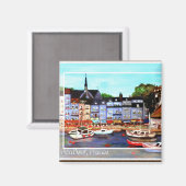Honfleur, Frankrijk Schildermagneet Magneet (Voorkant / Achterkant)