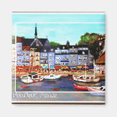 Honfleur, Frankrijk Schildermagneet Magneet (Voorkant)
