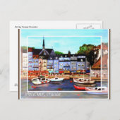 Honfleur, Franse Briefkaart voor schilderijen (Voorkant / Achterkant)