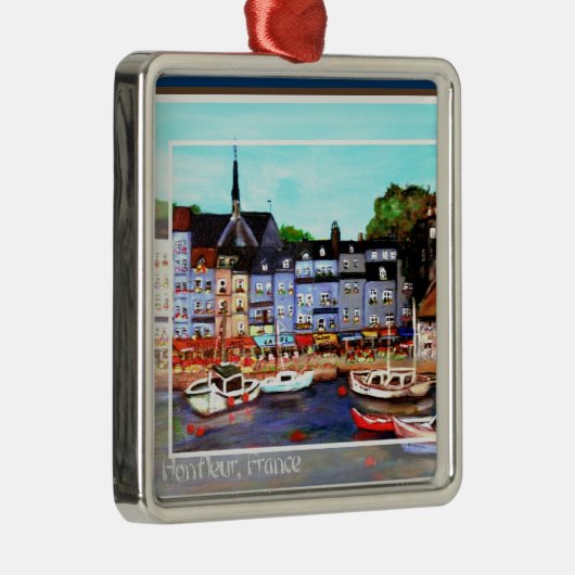 Honfleur, Franse schilderversier Metalen Ornament (Rechts)