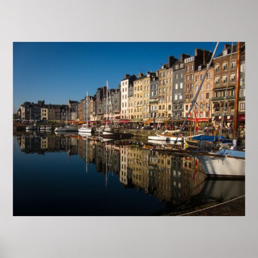 Honfleur Harbour, Frankrijk Poster (Voorkant)