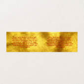 Hong Bao Red Envelope Visitekaartje (Binnenkant ongevouwen)