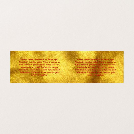 Hong Bao Red Envelope Visitekaartje (Binnenkant ongevouwen)