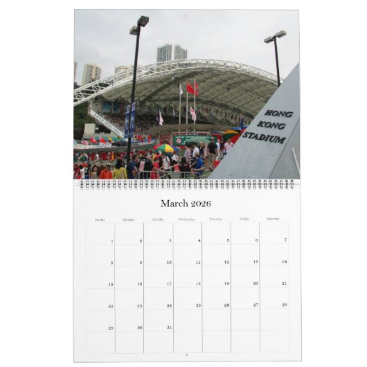 Hong Kong 2025 Groot Kalender (Mar 2026)
