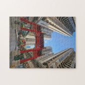 Hong Kong Aberdeen Chinese Gate uitzicht puzzel (Horizontaal)