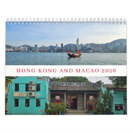 Hong Kong and Macao 2026 calendar Kalender