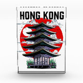 Hong Kong ansichtkaart Fotoblokken (Voorkant)