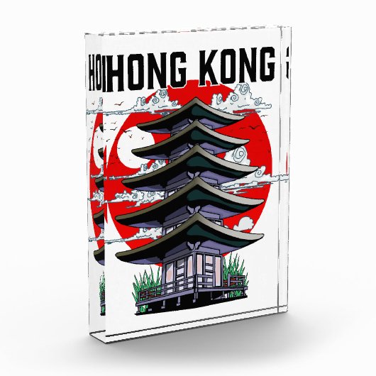Hong Kong ansichtkaart Fotoblokken (Links)