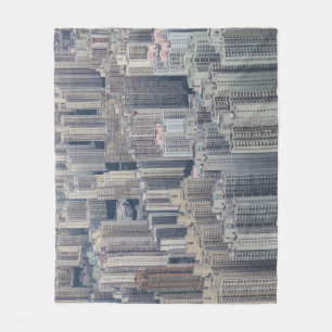 Hong Kong Appartement bouwpatroon Fleece Deken