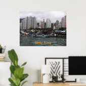 Hong Kong Bay Poster (Thuiskantoor)