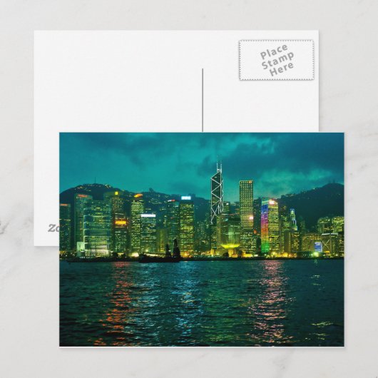 Hong Kong Briefkaart (Voorkant / Achterkant)