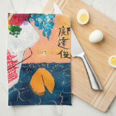 "Hong Kong Cafe" Keukenhanddoek (Quarter Fold)