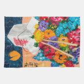 "Hong Kong Cafe" Keukenhanddoek (Horizontaal)