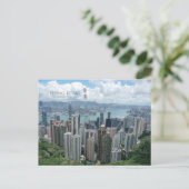 Hong Kong Central Bird Eye Uitzicht Briefkaart (Staand voorkant)